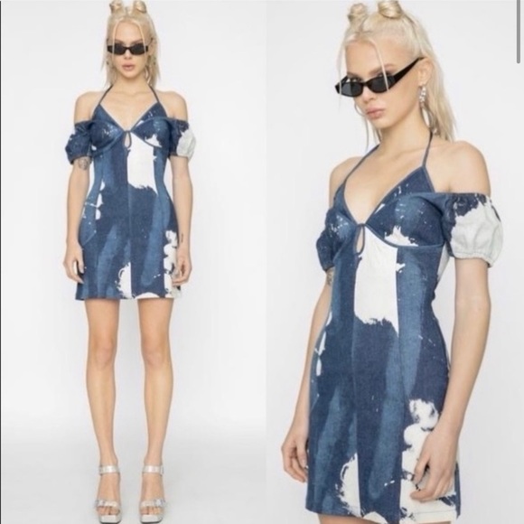 I AM GIA Blue Despina Denim Mini Dress - Picture 5 of 10